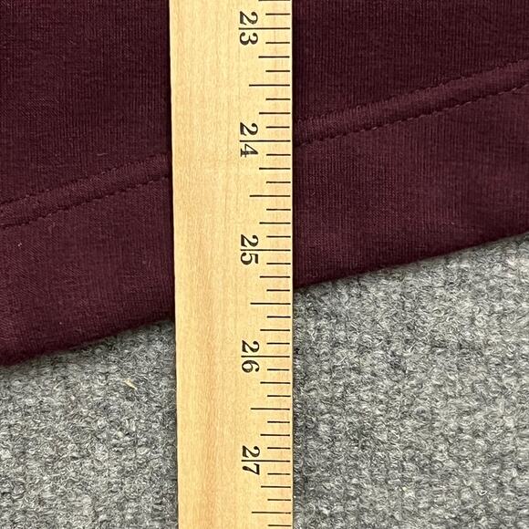 Athleta Sweatshirt Womens XS Spiced Cabernet Cozy Karma Twist Neck Gym Pullover - Picture 9 of 9